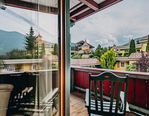 Ausblick vom Hotelzimmer auf das Resort
