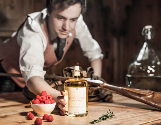 Whiskey schön dekoriert